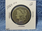 1893CC MORGAN DOLLAR VG