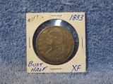 1833 BUST HALF XF SOME LUSTER
