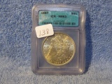 1887 MORGAN DOLLAR ICG BU