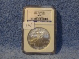 2007 SILVER EAGLE EARLY RELEASE NGC MS69