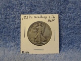 1928S WALKING LIBERTY HALF F