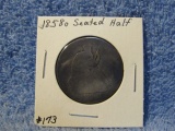 1858O SEATED HALF AG