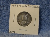 1893 ISABELLA COM. QUARTER BU