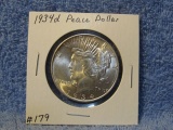 1934D PEACE DOLLAR BU