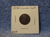 1914D LINCOLN CENT VF