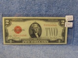 1928 $2. RED SEAL NOTE CU