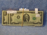 2-1963 $1. NOTES & 6-1976 $2. NOTES CU