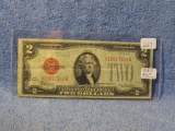 1928D $2. RED SEAL NOTE F