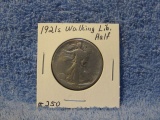 1921S WALKING LIBERTY HALF (OBV. SCRATCH) G