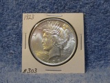 1923 PEACE DOLLAR UNC