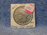 1923 PEACE DOLLAR XF