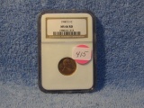 1940S LINCOLN CENT NGC MS66 RD