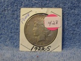 1922S PEACE DOLLAR VF