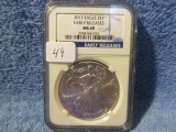 2013 SILVER EAGLE NGC MS69 EARLY RELEASES