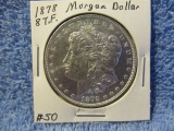 1878 8-T.F. MORGAN DOLLAR BU PL