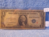 1935A $1. EXPERIMENTAL SILVER CERTIFICATE VG
