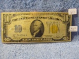 1934A $10. NORTH AFRICA SILVER CERTIFICATE VF