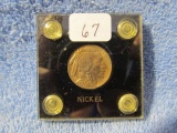 1937D 3-LEGGED BUFFALO NICKEL AU+