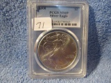 2000 SILVER EAGLE PCGS MS69