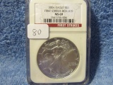 2006 SILVER EAGLE FIRST STRIKE NGC MS69