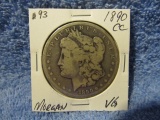 1890CC MORGAN DOLLAR VG