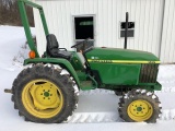 John Deere 790 4x4 Diesel, 376 hours, ROPs nice!