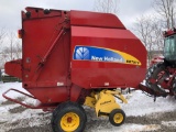 2011 New Holland BR 7070 round Baler, 4x6 bales, Twine and Net, Bale command, extra sweep pick up...