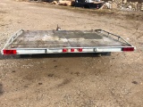8x8 Galv. manual tilt single axle trailer