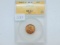 1945S LINCOLN CENT ANACS MS65 RED