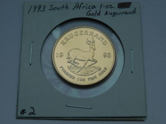 1993 SOUTH AFRICA 1-OZ. GOLD KRUGERRAND BU