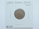1874 INDIAN HEAD CENT G