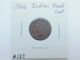 1866 INDIAN HEAD CENT (A SEMI KEY) G+