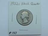 1932S WASHINGTON QUARTER (A KEY DATE) G