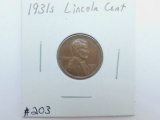 1931S LINCOLN CENT (A KEY DATE) XF