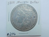 1888 MORGAN DOLLAR AU