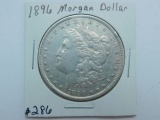 1896 MORGAN DOLLAR AU