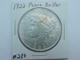 1922 PEACE DOLLAR AU