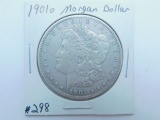 1901O MORGAN DOLLAR VF