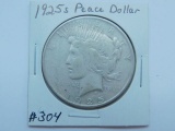 1925S PEACE DOLLAR F
