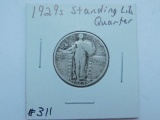 1929S STANDING LIBERTY QUARTER VF