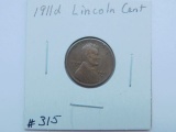 1911D LINCOLN CENT VF