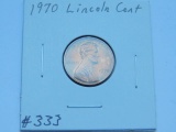 1970 LINCOLN CENT BU RED