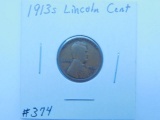 1913S LINCOLN CENT VG