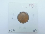 1918 LINCOLN CENT XF+