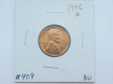 1946D LINCOLN CENT BU