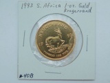 1993 SOUTH AFRICA 1-OZ. GOLD KRUGERRAND BU