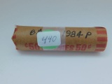 ROLL OF 1984 LINCOLN CENTS BU-RED
