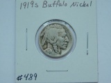 1919S BUFFALO NICKEL VG