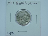 1921 BUFFALO NICKEL F