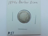 1894O BARBER DIME (A TOUGH DATE) G